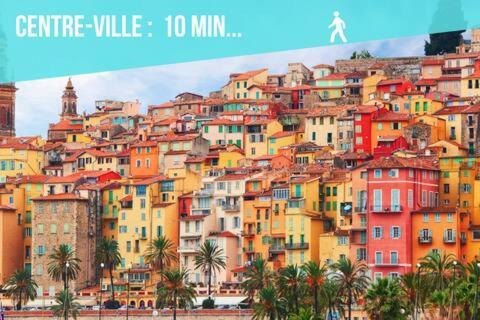 Le Montfleuri- Centre-Ville - Parking Prive - Vue Mer Menton Exterior photo